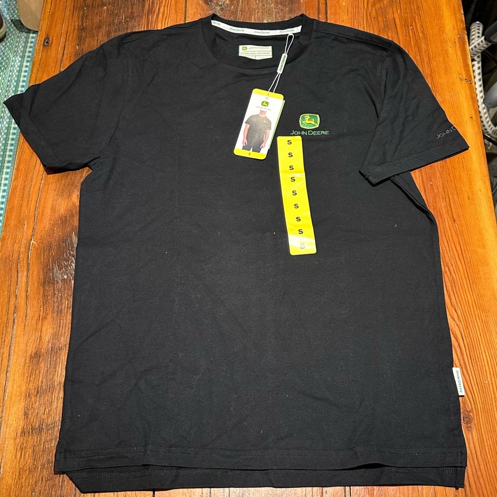 John Deere Tee, Black, Men's Small